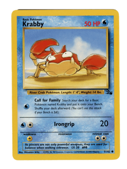 1999 Krabby #51 Fossil Unlimited