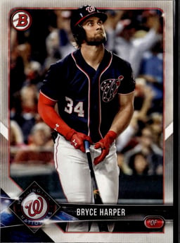 2018 Bryce Harper #69 Bowman