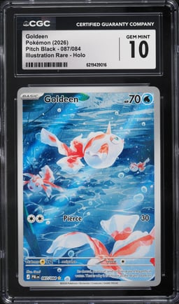 2026 Pokemon Mega Evolution Pitch Black IR Goldeen #87 CGC 10 GEM MINT