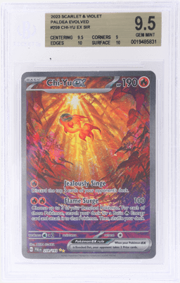 2023 Pokemon Scarlet and Violet Paldea Evolved Special Illustration Rare Chi Yu Ex #259 BGS 9.5