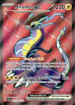 2023 Miraidon ex #227 Scarlet & Violet