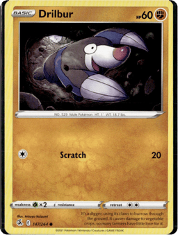 2021 Drilbur #147 Fusion Strike