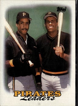 1988 Barry Bonds #231 1987 Team Leaders