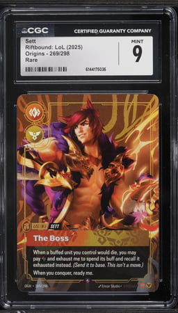2025 Riftbound League Of Legends LoL Origins Sett #269 CGC 9 MINT