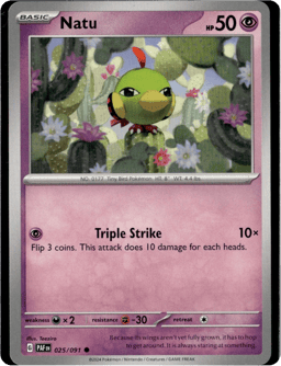 2024 Natu #25 Paldean Fates