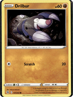 2021 Drilbur #147 Fusion Strike