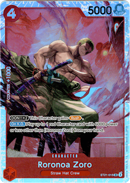 2025 Roronoa Zoro (foil) #15 EX Gear 5