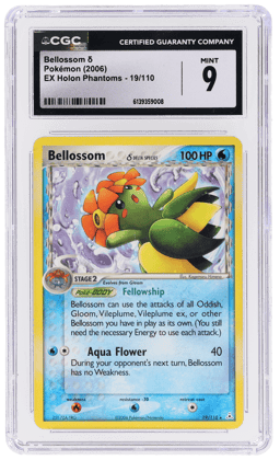 2006 Pokemon Ex Holon Phantoms Bellossom #19 CGC 9