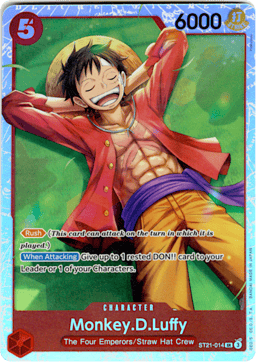 2025 Monkey.D.Luffy (foil) #14 EX Gear 5