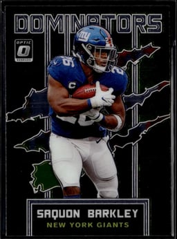 2020 Saquon Barkley #DM-SB Donruss Optic Dominators