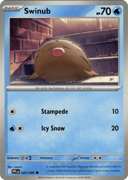 2025 Swinub #23 Phantasmal Flames