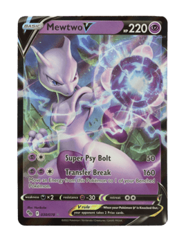 2022 Mewtwo V #30 Pokémon GO