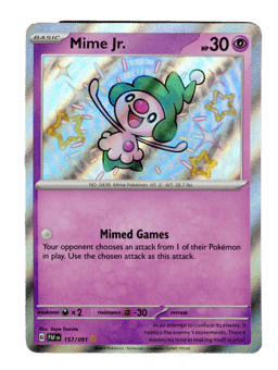 2024 Mime Jr. #157 Paldean Fates
