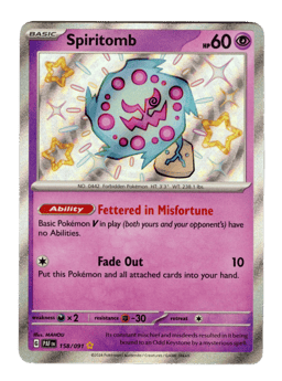 2024 Spiritomb #158 Paldean Fates