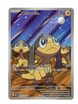 2025 Helioptile #143 Mega Evolution