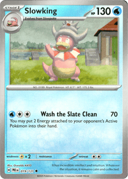 2025 Slowking #19 Prismatic Evolutions