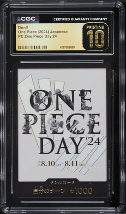 2024 One Piece Japanese PC One Piece Day '24 Don!! CGC 10 PRISTINE