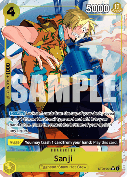 2026 Sanji (fullArt) #4 Egghead