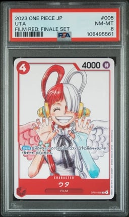 2023 ONE PIECE JPN FILM RED: FINALE SET #005 UTA PSA 8