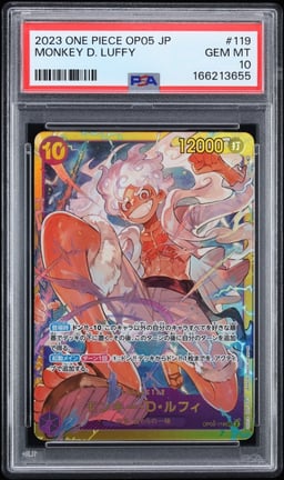 2023 One Piece Japanese Awakening Of The New Era SEC Monkey D. Luffy #OP05-119 PSA 10 GEM MINT