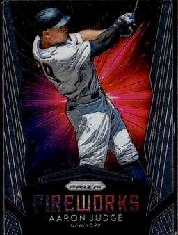 2019 Aaron Judge #F13 Prizm Fireworks