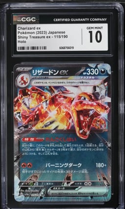 2023 Pokemon Japanese SV Shiny Treasure ex Charizard ex #115 CGC 10 GEM MINT