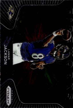 2020 Lamar Jackson #6 Prizm Fireworks