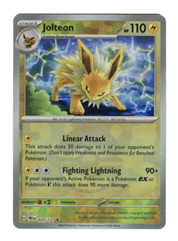 2025 Jolteon  (Poke Ball)  #29 Prismatic Evolutions