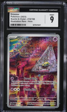 2023 Pokemon Scarlet & Violet IR Drowzee #210 CGC 9 MINT