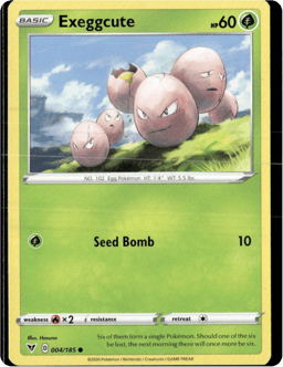 2020 Exeggcute #4 Vivid Voltage