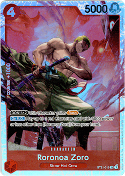 2025 Roronoa Zoro (foil) #15 EX Gear 5