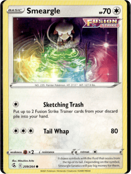 2021 Smeargle #209 Fusion Strike