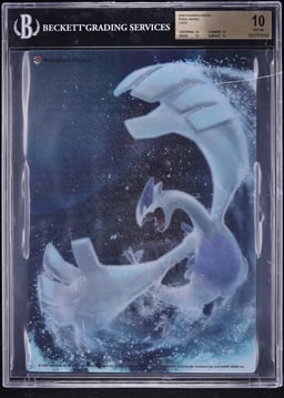 2009 Pokemon Center Pencil Board Lugia BGS 10 PRISTINE