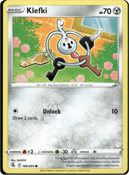 2021 Klefki #186 Fusion Strike
