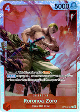 2025 Roronoa Zoro (foil) #15 EX Gear 5