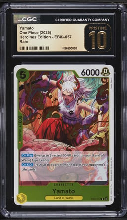 2026 One Piece Heroines Edition Yamato #EB03-057 CGC 10 PRISTINE