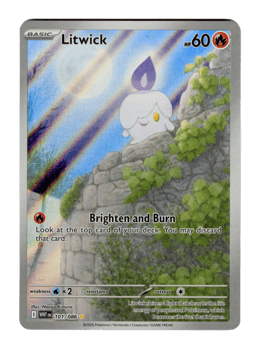 2025 Litwick #101 White Flare