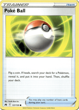 2023 Poké Ball #137 Crown Zenith