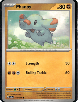 2024 Phanpy #48 Paldean Fates
