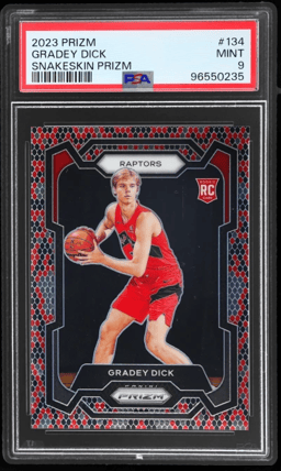 2023 Panini Prizm Snakeskin Prizm Gradey Dick #134 PSA 9