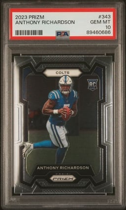 2023 Anthony Richardson #343 Prizm PSA 10.0