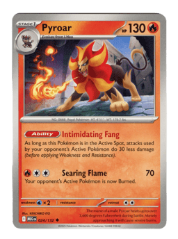 2025 Pyroar #24 Mega Evolution