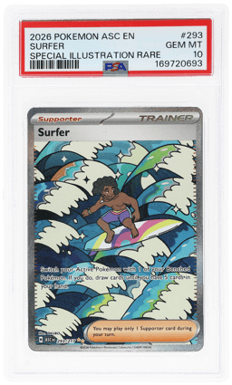 2026 Pokemon Mega Evolution Ascended Heroes Special Illustration Rare Surfer #293 PSA 10
