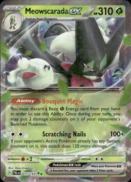 2023 Meowscarada ex #15 Paldea Evolved