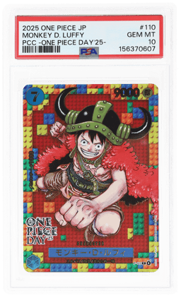 2025 One Piece Premium Collection Japanese One Piece Day Monkey D. Luffy #P110 PSA 10