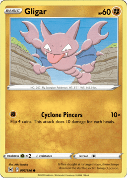 2022 Gligar #95 Lost Origin