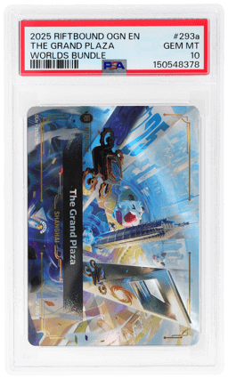 2025 Riftbound League of Legends Origins Worlds Bundle Shanghai the Grand Plaza #293a PSA 10