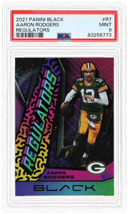 2021 Panini Black Regulators Aaron Rodgers #R7 PSA 9