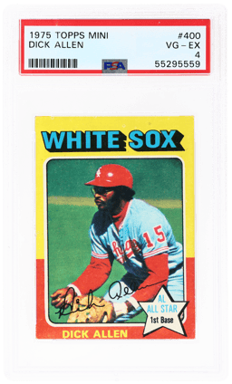 1975 Topps Mini Dick Allen #400 PSA 4