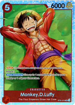 2025 Monkey.D.Luffy (foil) #14 EX Gear 5